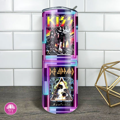 "80'S ROCK '20 OZ Skinny Tumbler