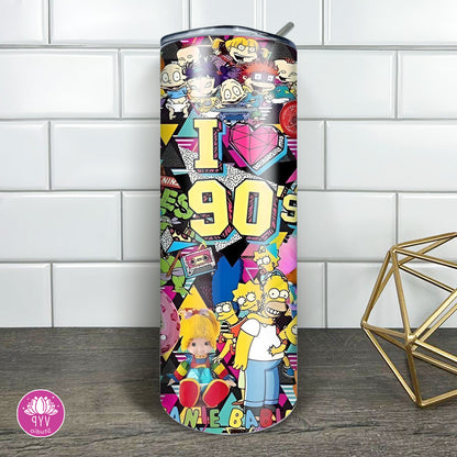 "90's ERA" 20 OZ Skinny Tumbler