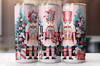 "PINK NUTCRACKER "  Skinny Tumbler 20 0z