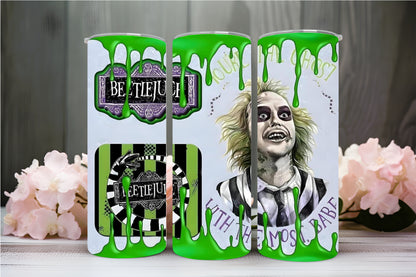 "  BEETLEJUICE "  Skinny Tumbler 20 0z