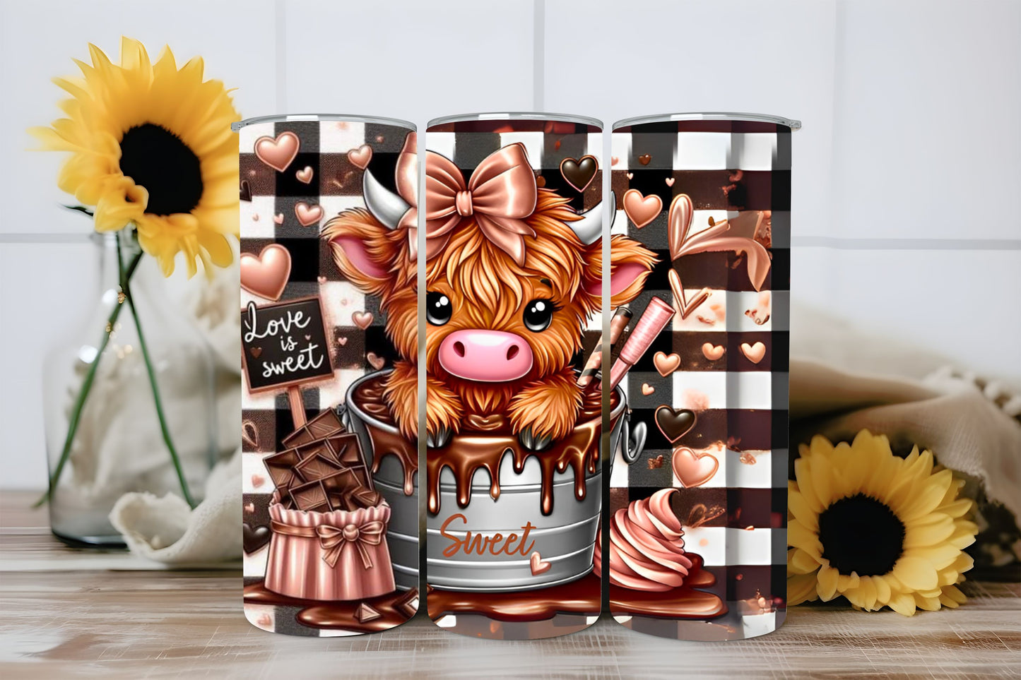 "BABY HIGHLAND SWEET COW" TUMBLER 20 OZ