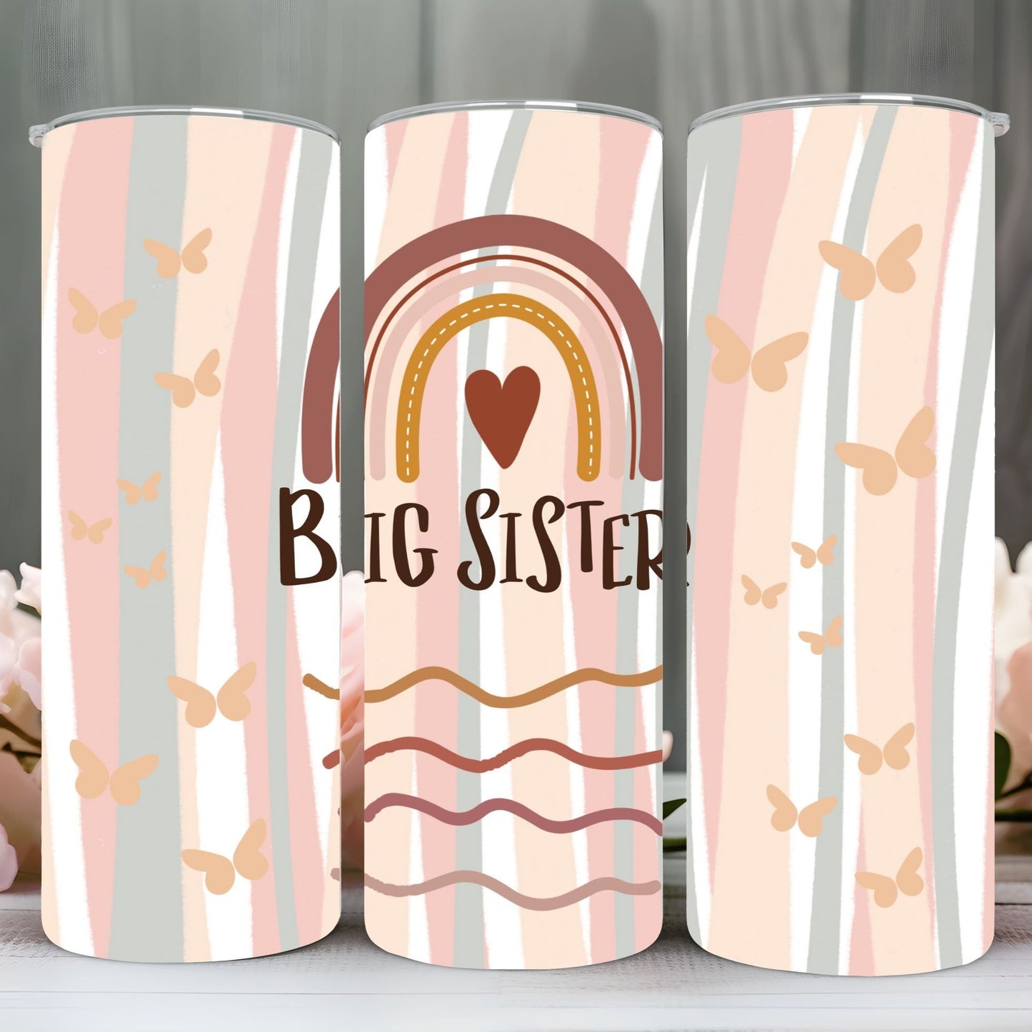 " BIG SISTER" Skinny Tumbler 20 0z