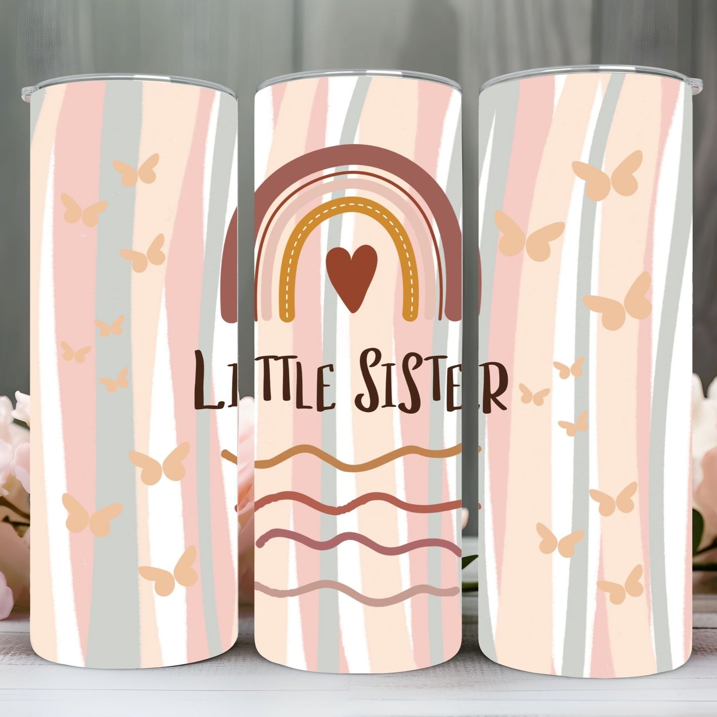 "LITTLE SISTER" Skinny Tumbler 20 0z