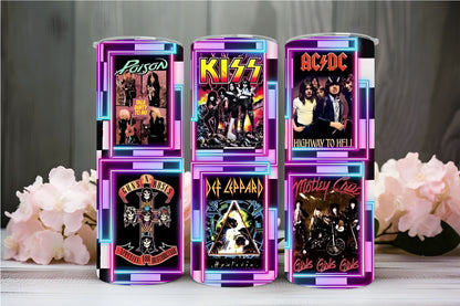 "80'S ROCK '20 OZ Skinny Tumbler