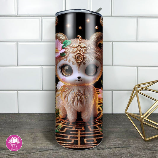 "FAWNS LABYRNITH" Skinny Tumbler 20 0z