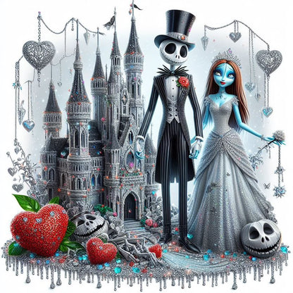 " NIGHTMARE BEFORE THE WEDDING "Skinny Tumbler 20 0z