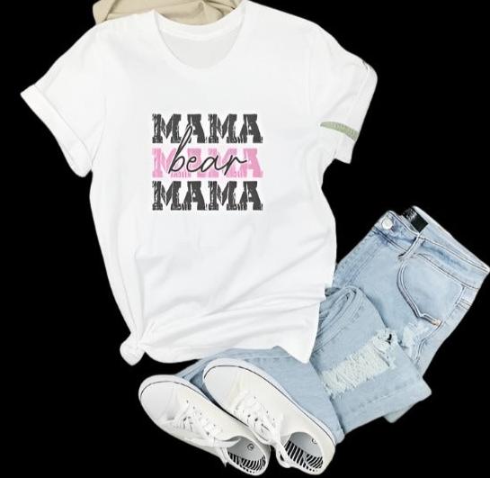 "MAMA MAMA MAMA" BEAR TEE