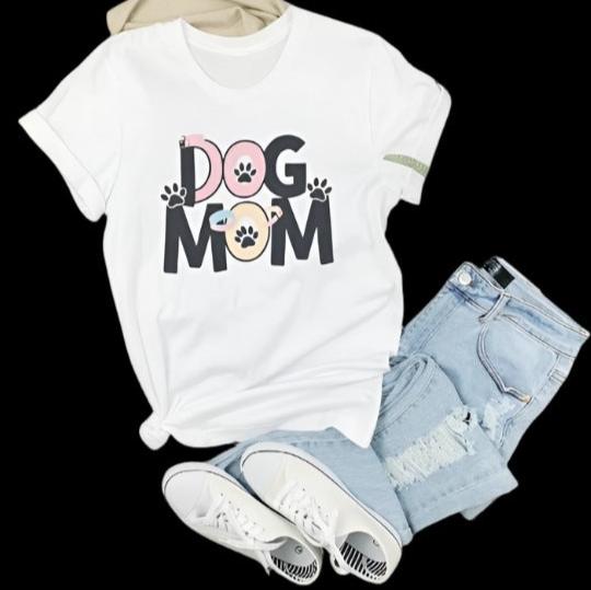 "DOG MOM" TEE