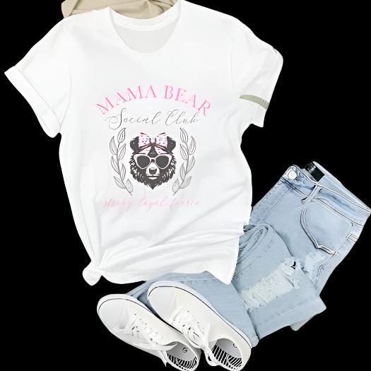 "MAMA BEAR SOCIAL CLUB" TEE