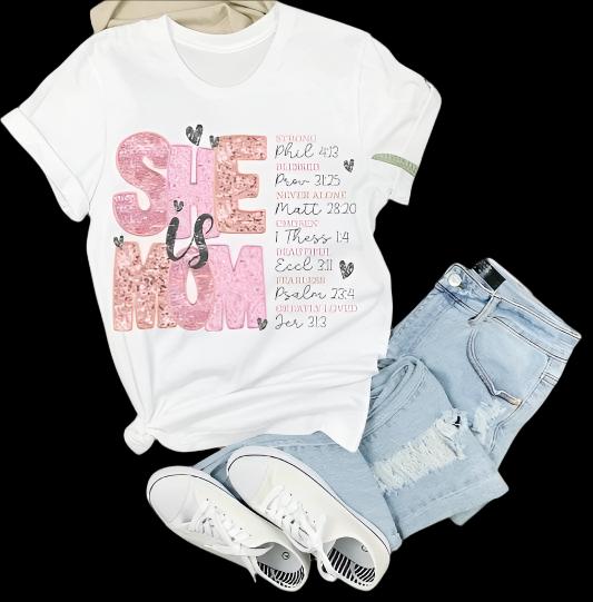 "SHE IS" TEE