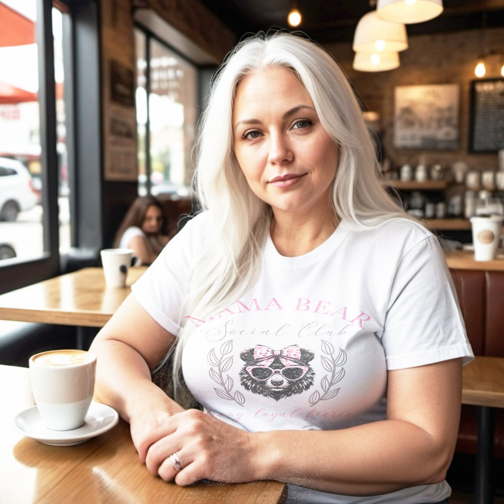 "MAMA BEAR SOCIAL CLUB" TEE