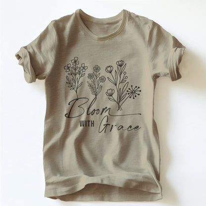 "BLOOM WITH GRACE" TEE