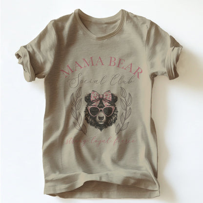 "MAMA BEAR SOCIAL CLUB" TEE