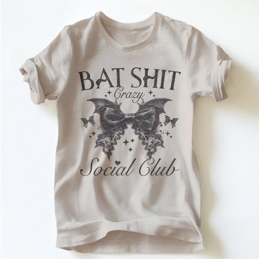 "BAT SHIT CRAZY" SOCIAL CLUB TEE