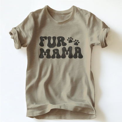 "FUR MAMA RETRO" TEE