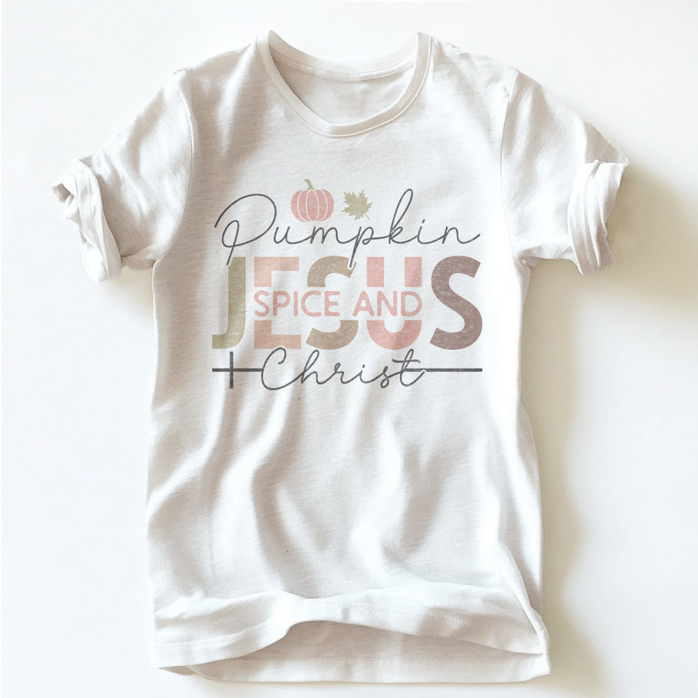 "PUMKIN SPICE & JESUS CHRIST" TEE