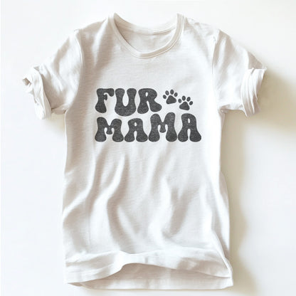 "FUR MAMA RETRO" TEE