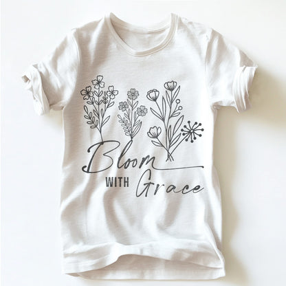 "BLOOM WITH GRACE" TEE