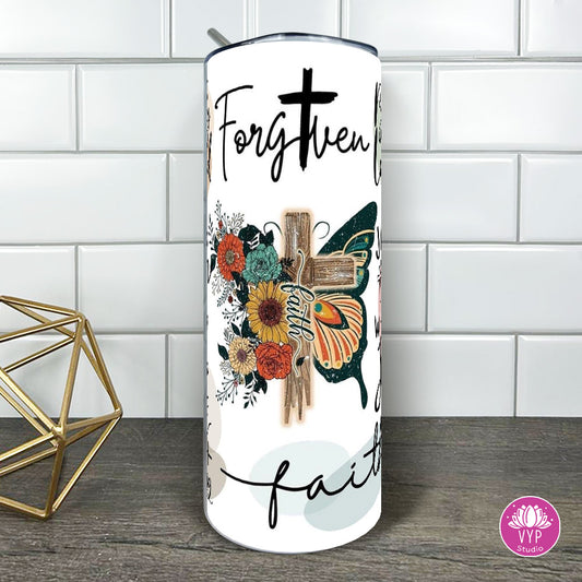 "FORGIVEN" TUMBLER 20 OZ