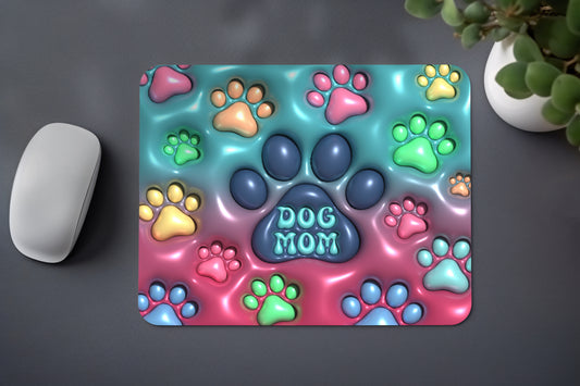 "3D DOG MOM" MOUSE PAD