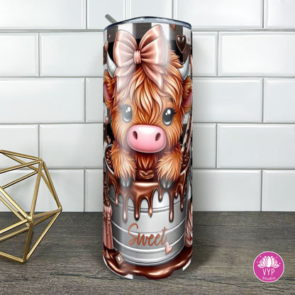 "BABY HIGHLAND SWEET COW" TUMBLER 20 OZ